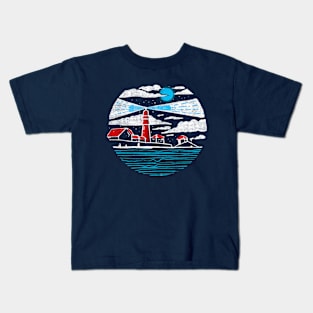 peaceful night Kids T-Shirt